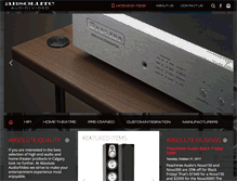 Tablet Screenshot of absoluteaudio.ca